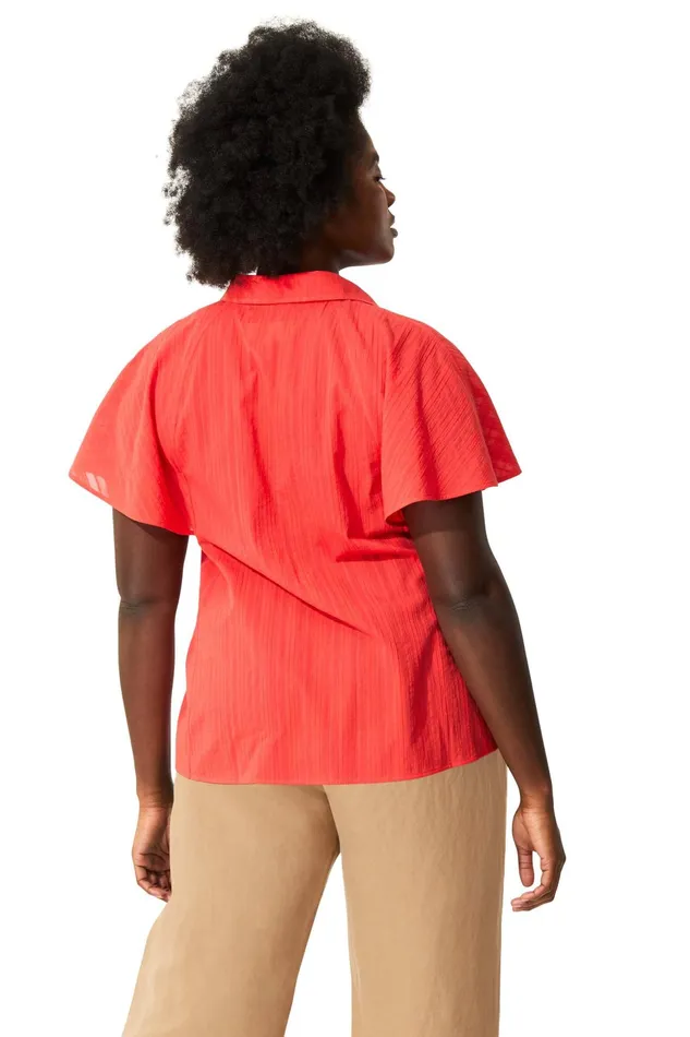 Women Mara Hoffman Tops Extended Phebe Top Red