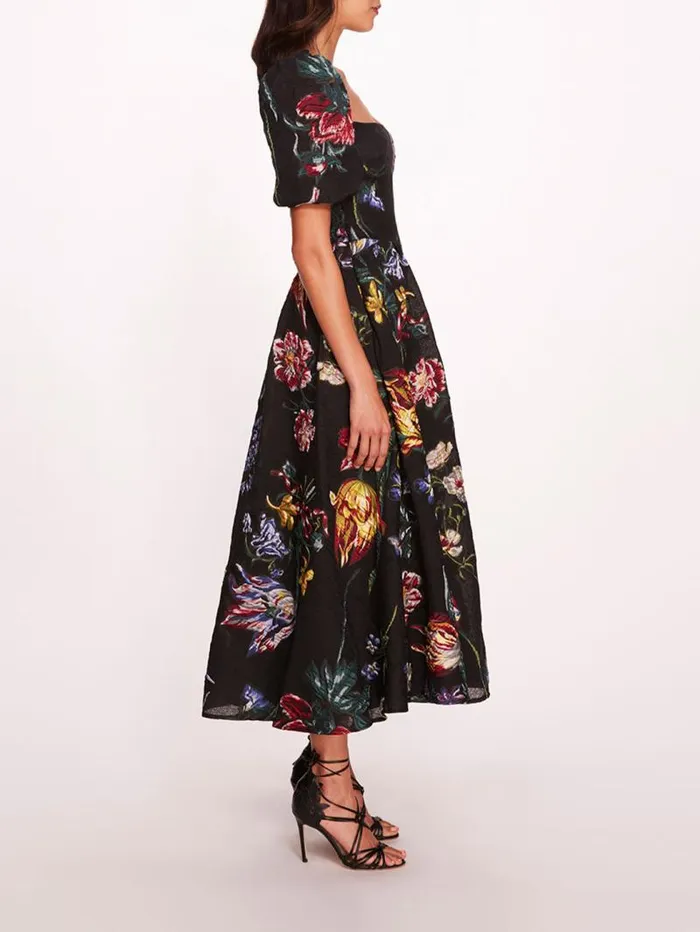 Women Marchesa Marchesa Notte Alexander Bubble Dress Black Multi