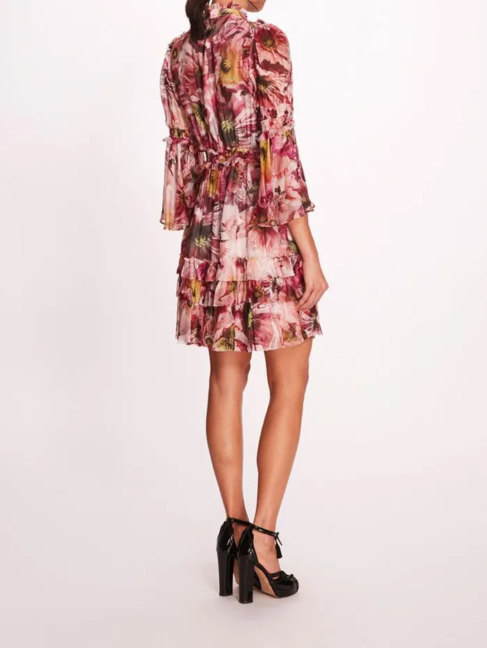 Women Marchesa Marchesa Rosa Mali Mini Dress Blush