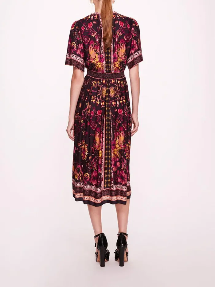 Women Marchesa Marchesa Rosa Soma Dark Purple Multi