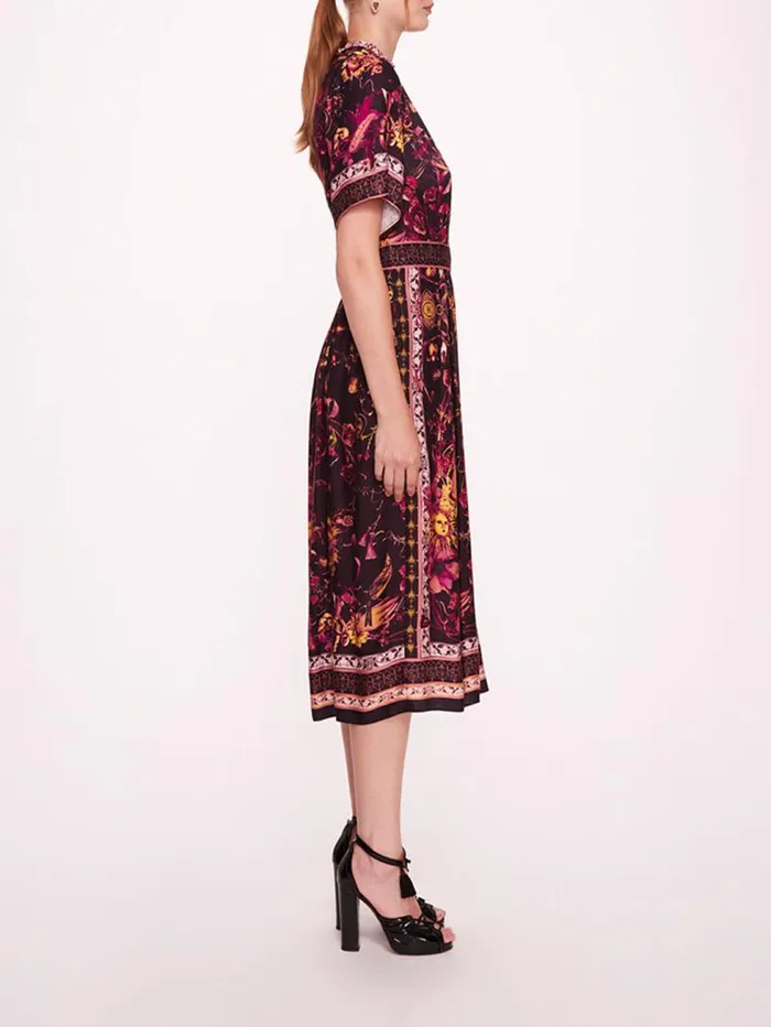Women Marchesa Marchesa Rosa Soma Dark Purple Multi