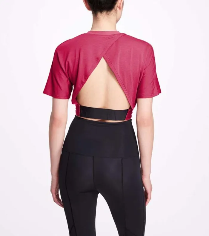 Women Marchesa Tops Audree Tee Azalea