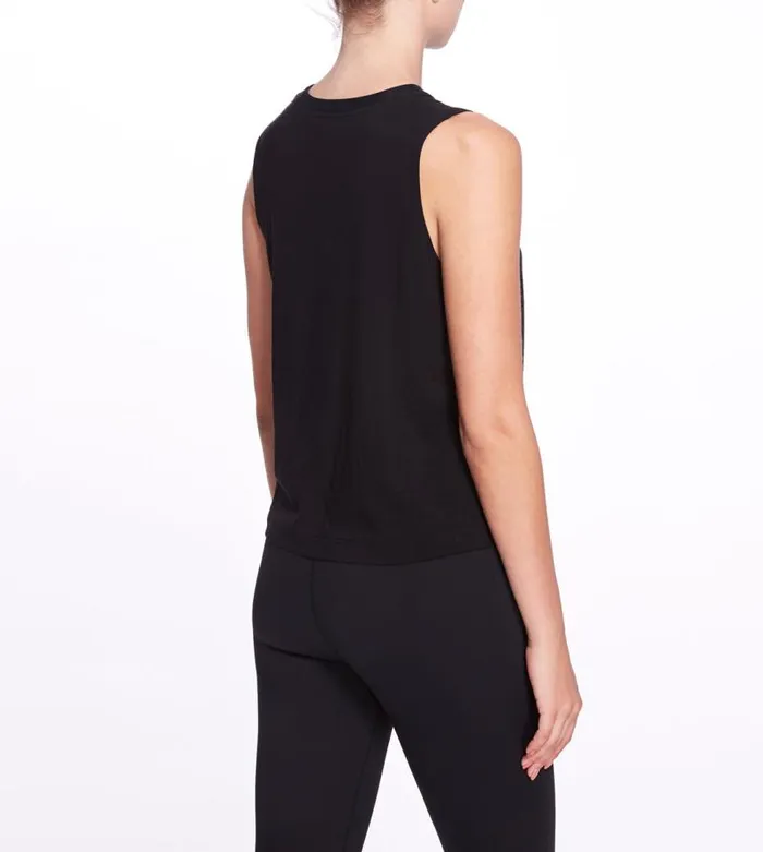 Women Marchesa Tops Casey Tank Black