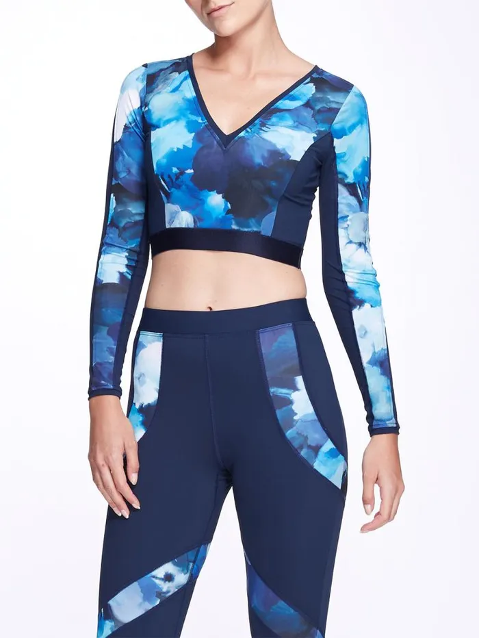 Women Marchesa Tops Louisa Top Navy Multi