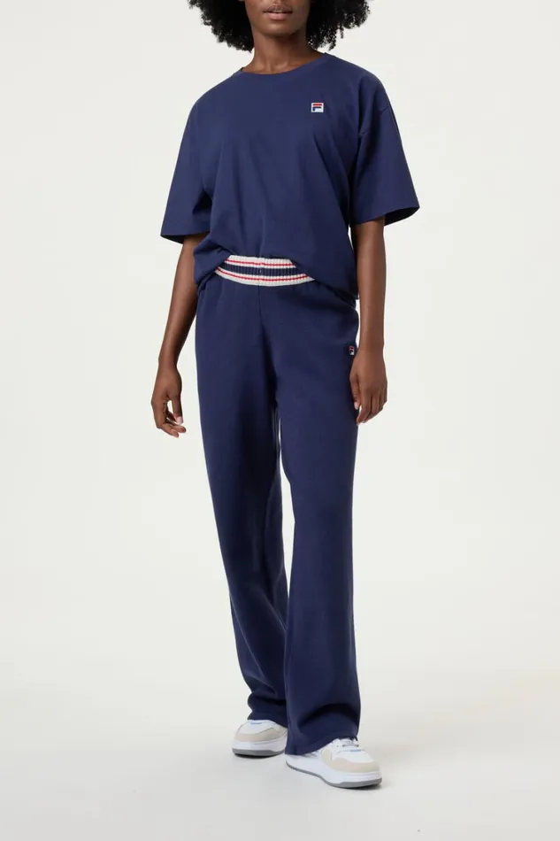 Women Matching Sets Fila Retro Icon Flare Pants 400 Fila Navy Women Matching Sets Fila Retro Icon Flare Pants 400 Fila Navy