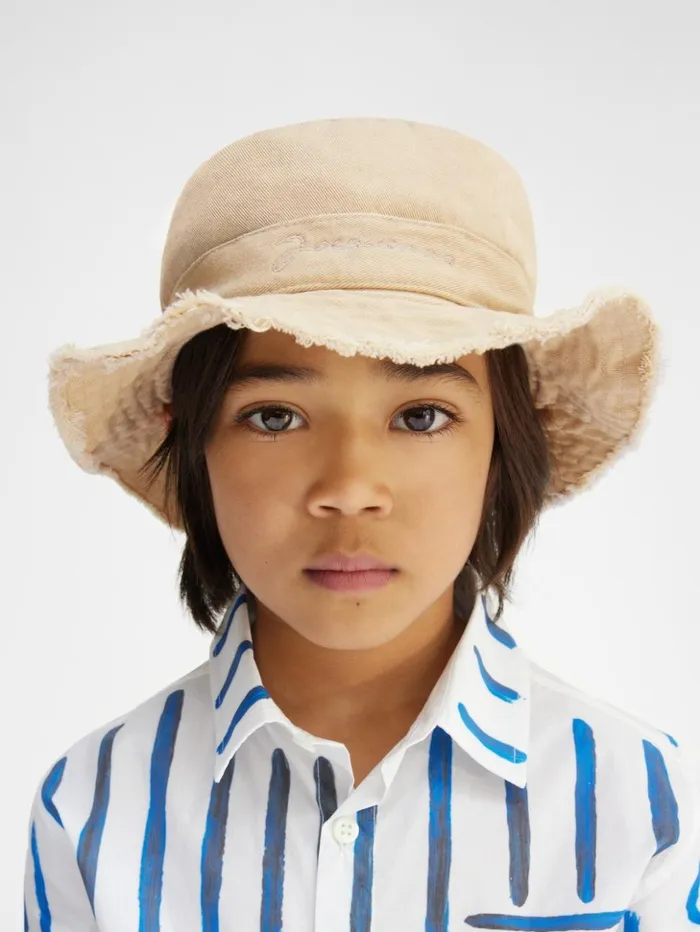 WomenMen Accessories and Shoes JACQUEMUS The Artichaut Kids039 Bucket Hat Dark Beige WomenMen Accessories and Shoes JACQUEMUS The Artichaut Kids039 Bucket Hat Dark Beige