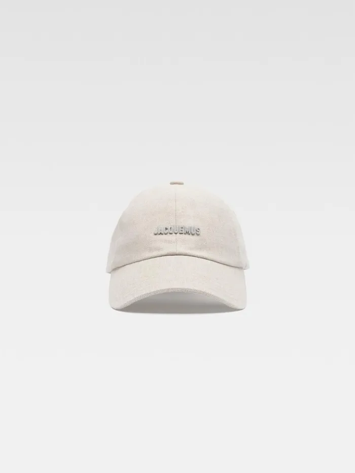 WomenMen Hats JACQUEMUS The Gadjo Cap Light Greige