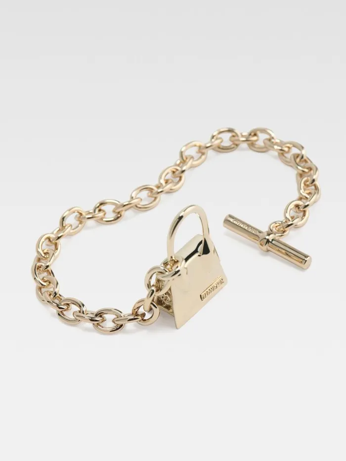 WomenMen Jewellery JACQUEMUS The Chiquito Toggle Charm Bracelet Light Gold WomenMen Jewellery JACQUEMUS The Chiquito Toggle Charm Bracelet Light Gold