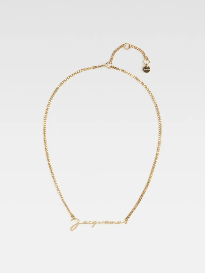 WomenMen Jewellery JACQUEMUS The Jacquemus Necklace Gold