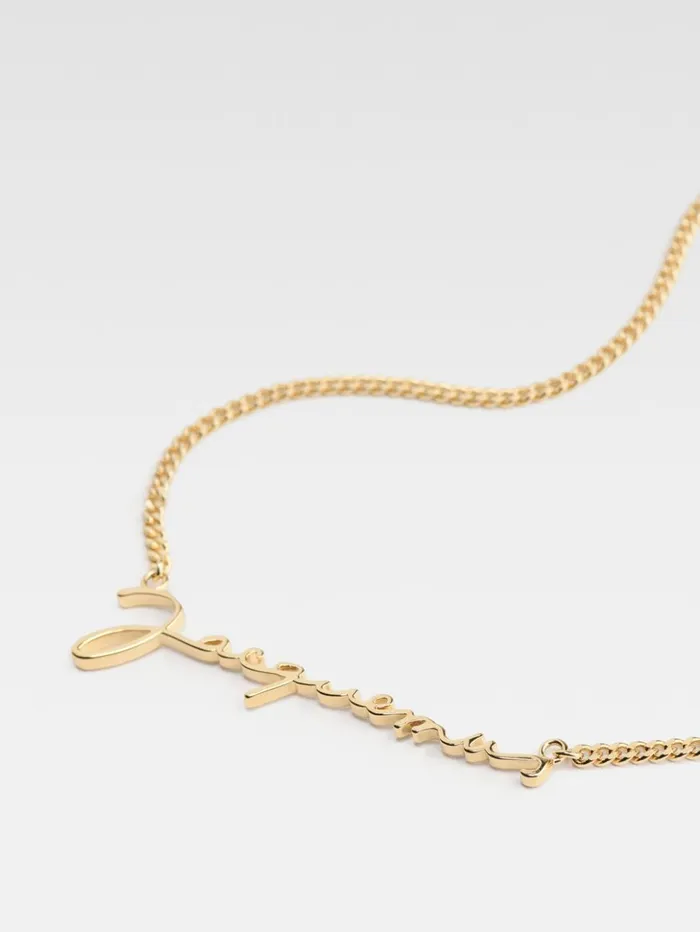 WomenMen Jewellery JACQUEMUS The Jacquemus Necklace Gold WomenMen Jewellery JACQUEMUS The Jacquemus Necklace Gold