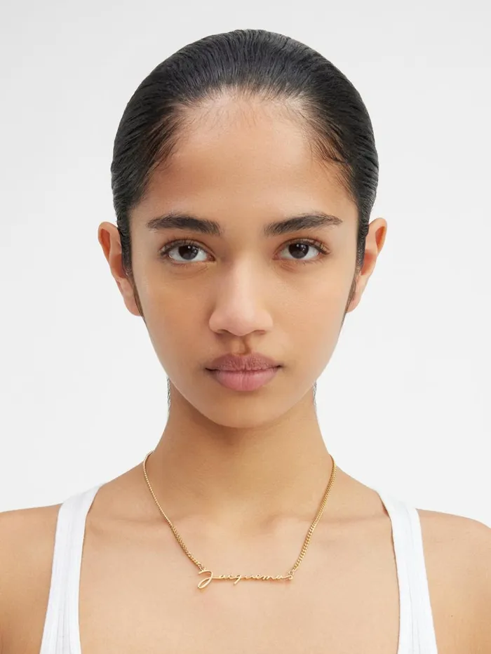 WomenMen Jewellery JACQUEMUS The Jacquemus Necklace Gold WomenMen Jewellery JACQUEMUS The Jacquemus Necklace Gold