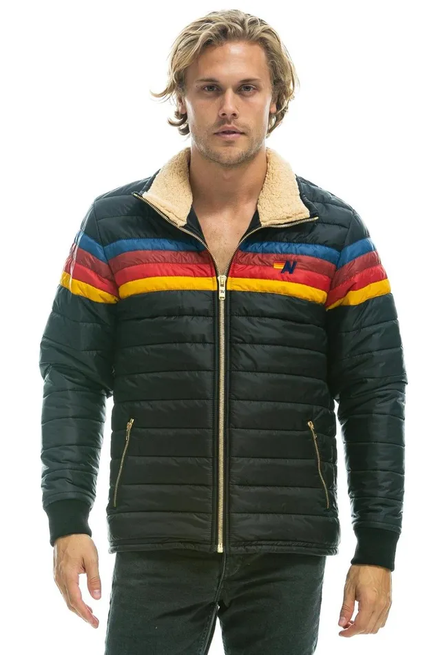 WomenMen Outerwear Aviator Nation 4 STRIPE JACKET 8211 BLACK WomenMen Outerwear Aviator Nation 4 STRIPE JACKET 8211 BLACK