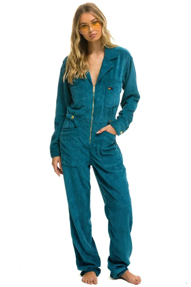 WomenMen Outerwear Aviator Nation UNISEX CORDUROY FLIGHT SUIT 8211 CAPRI