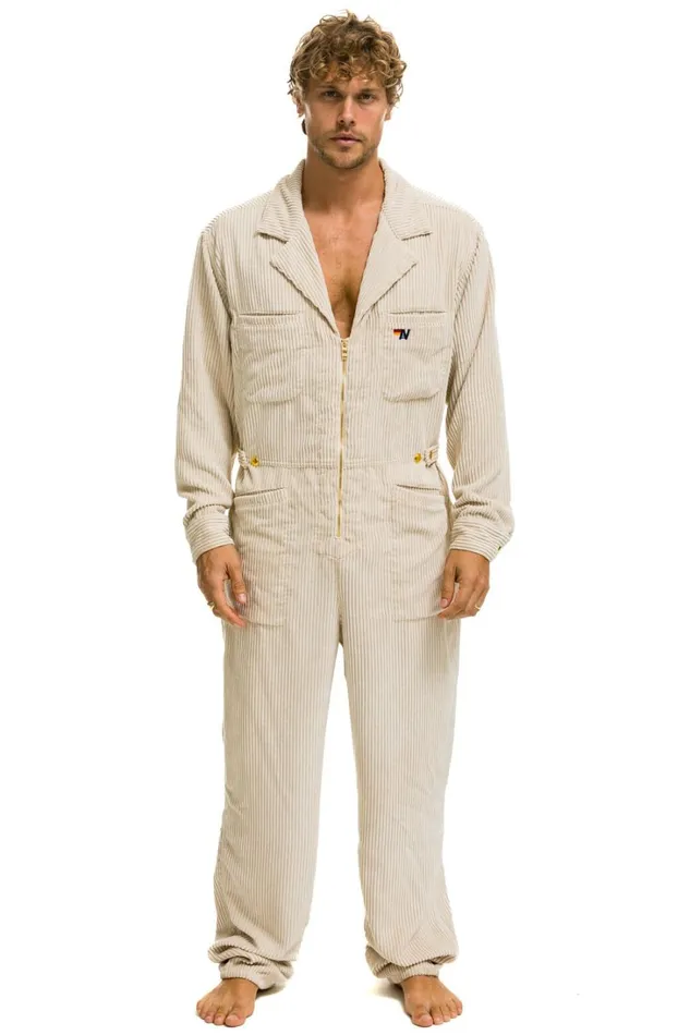 WomenMen Outerwear Aviator Nation UNISEX CORDUROY FLIGHT SUIT 8211 VINTAGE WHITE WomenMen Outerwear Aviator Nation UNISEX CORDUROY FLIGHT SUIT 8211 VINTAGE WHITE