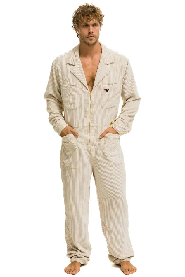 WomenMen Outerwear Aviator Nation UNISEX CORDUROY FLIGHT SUIT 8211 VINTAGE WHITE WomenMen Outerwear Aviator Nation UNISEX CORDUROY FLIGHT SUIT 8211 VINTAGE WHITE