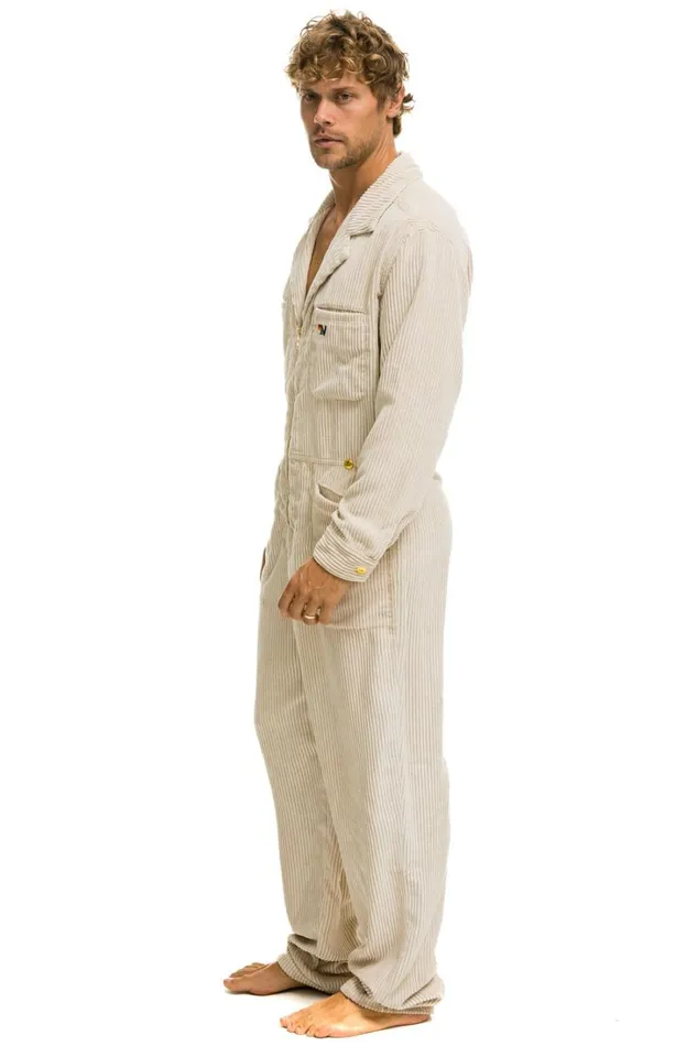 WomenMen Outerwear Aviator Nation UNISEX CORDUROY FLIGHT SUIT 8211 VINTAGE WHITE WomenMen Outerwear Aviator Nation UNISEX CORDUROY FLIGHT SUIT 8211 VINTAGE WHITE
