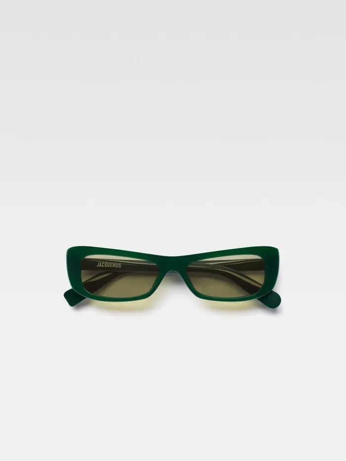 WomenMen Sunglasses JACQUEMUS The Capri Sunglasses Dark Green