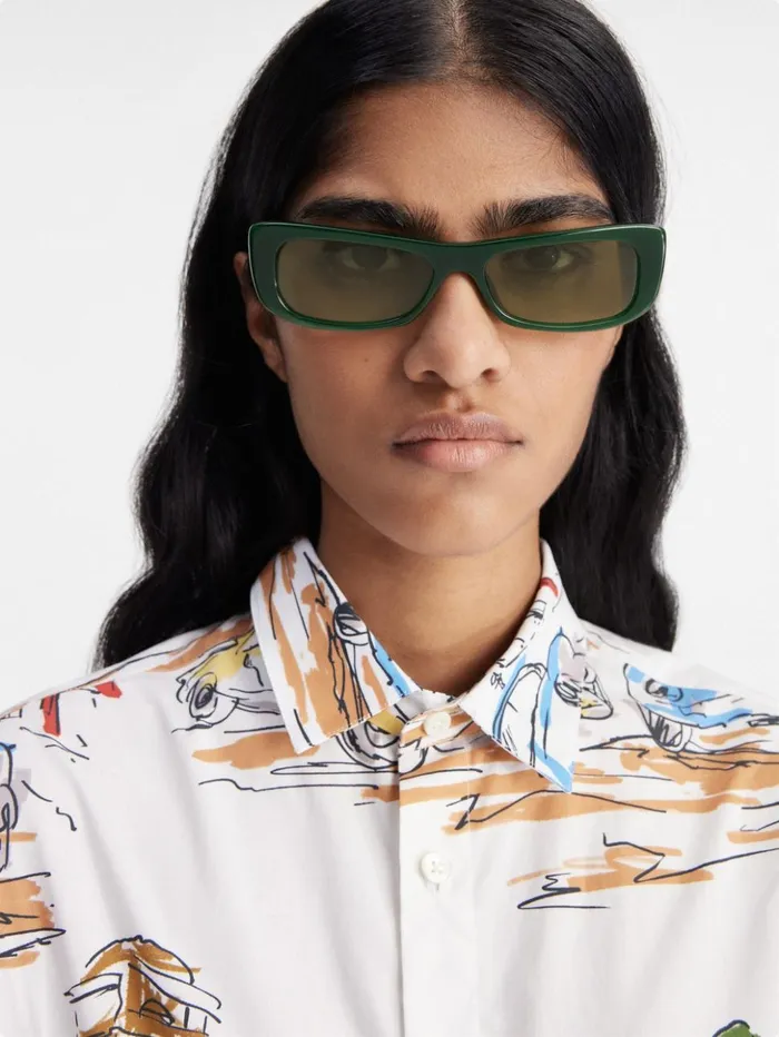 WomenMen Sunglasses JACQUEMUS The Capri Sunglasses Dark Green WomenMen Sunglasses JACQUEMUS The Capri Sunglasses Dark Green