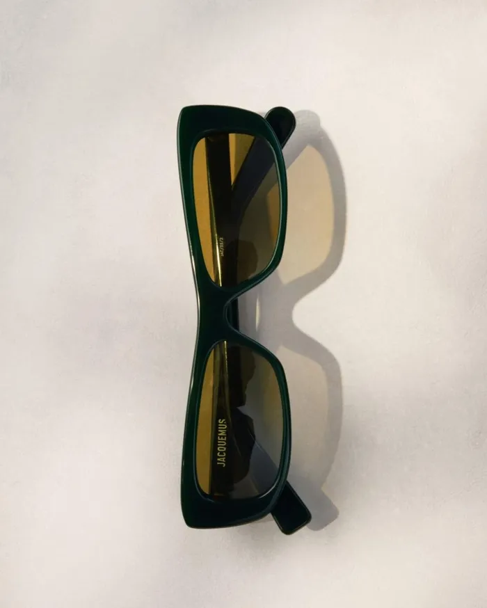 WomenMen Sunglasses JACQUEMUS The Capri Sunglasses Dark Green WomenMen Sunglasses JACQUEMUS The Capri Sunglasses Dark Green