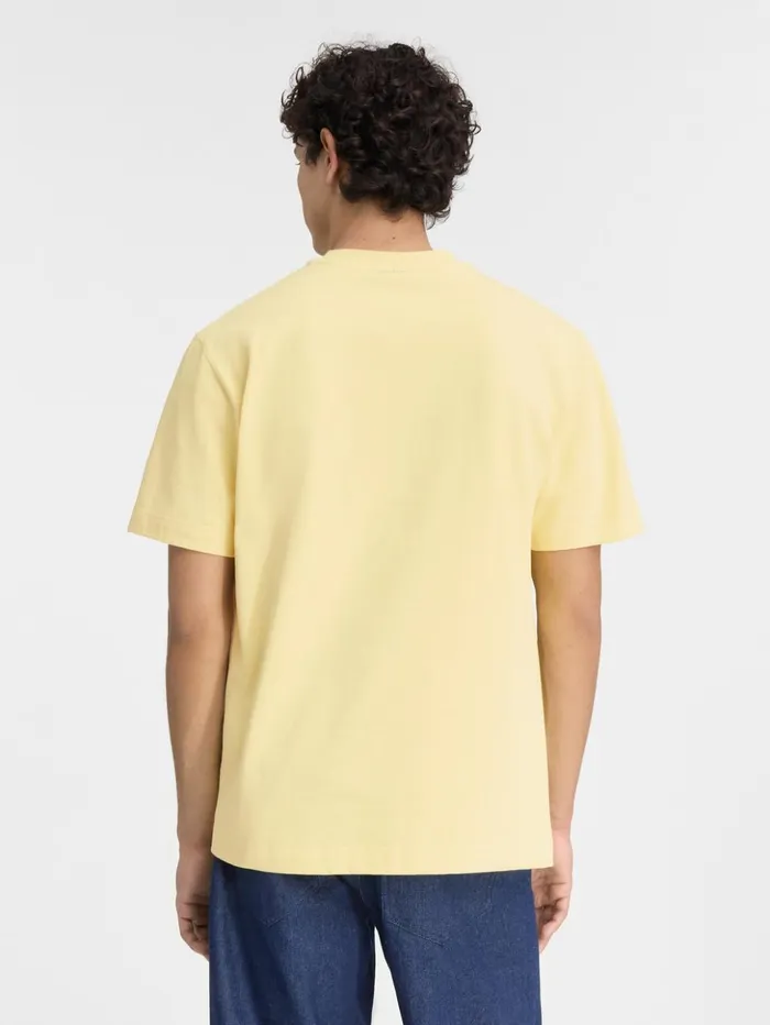 WomenMen Tshirts JACQUEMUS The Gros Grain Tshirt Light Yellow WomenMen Tshirts JACQUEMUS The Gros Grain Tshirt Light Yellow
