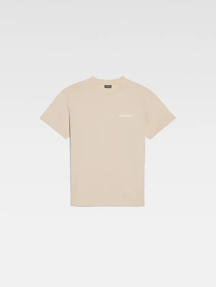 WomenMen Tshirts JACQUEMUS The Jacquemus Tshirt Light Beige WomenMen Tshirts JACQUEMUS The Jacquemus Tshirt Light Beige