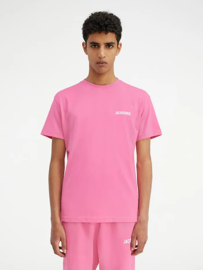 WomenMen Tshirts JACQUEMUS The Jacquemus Tshirt Pink