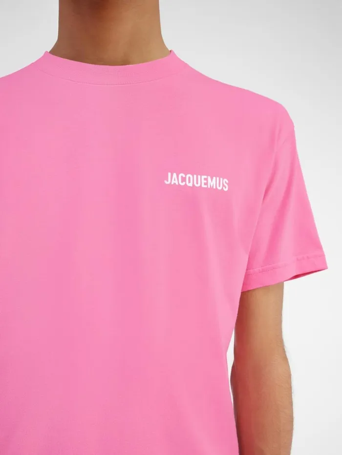 WomenMen Tshirts JACQUEMUS The Jacquemus Tshirt Pink WomenMen Tshirts JACQUEMUS The Jacquemus Tshirt Pink