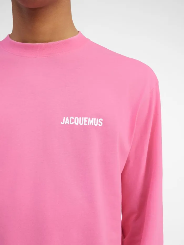 WomenMen Tshirts JACQUEMUS The Longsleeve Tshirt Pink WomenMen Tshirts JACQUEMUS The Longsleeve Tshirt Pink
