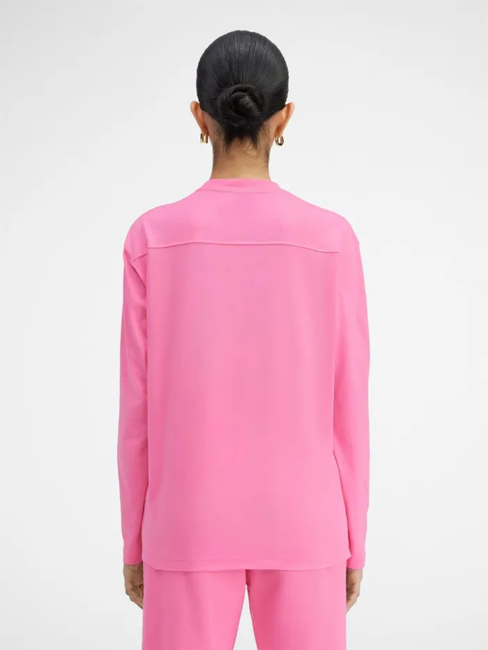 WomenMen Tshirts JACQUEMUS The Longsleeve Tshirt Pink WomenMen Tshirts JACQUEMUS The Longsleeve Tshirt Pink