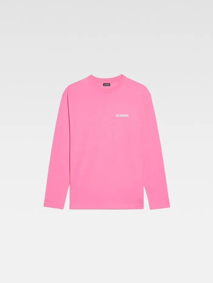 WomenMen Tshirts JACQUEMUS The Longsleeve Tshirt Pink WomenMen Tshirts JACQUEMUS The Longsleeve Tshirt Pink