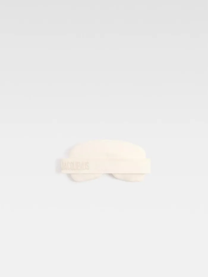 WomenMen Textile Accessories JACQUEMUS The Nuvola Mask Offwhite WomenMen Textile Accessories JACQUEMUS The Nuvola Mask Offwhite