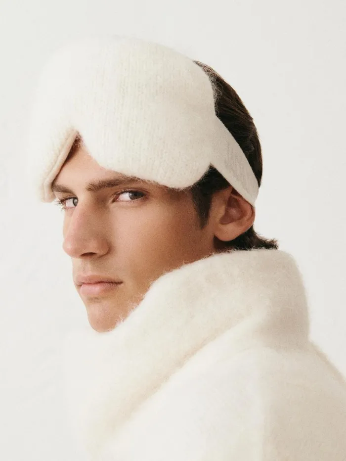 WomenMen Textile Accessories JACQUEMUS The Nuvola Mask Offwhite WomenMen Textile Accessories JACQUEMUS The Nuvola Mask Offwhite