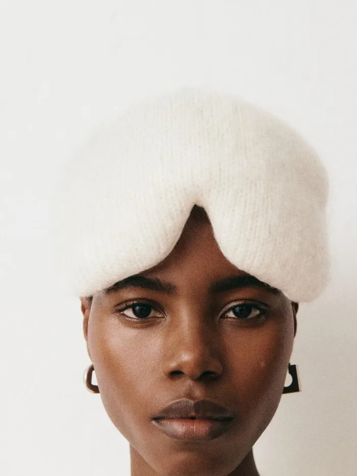 WomenMen Textile Accessories JACQUEMUS The Nuvola Mask Offwhite WomenMen Textile Accessories JACQUEMUS The Nuvola Mask Offwhite