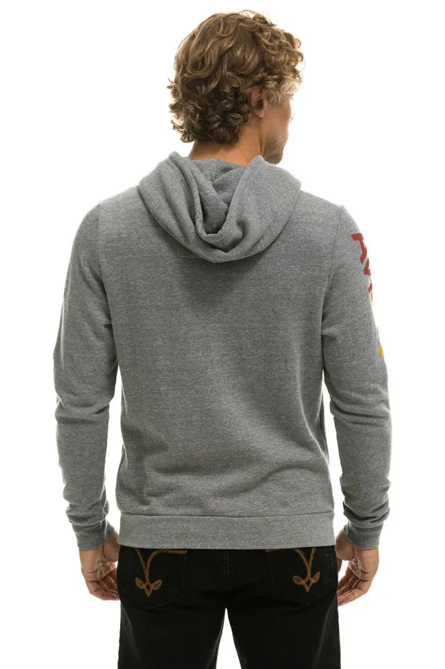 WomenMen Tops Aviator Nation AVIATOR NATION PULLOVER HOODIE 8211 HEATHER GREY WomenMen Tops Aviator Nation AVIATOR NATION PULLOVER HOODIE 8211 HEATHER GREY
