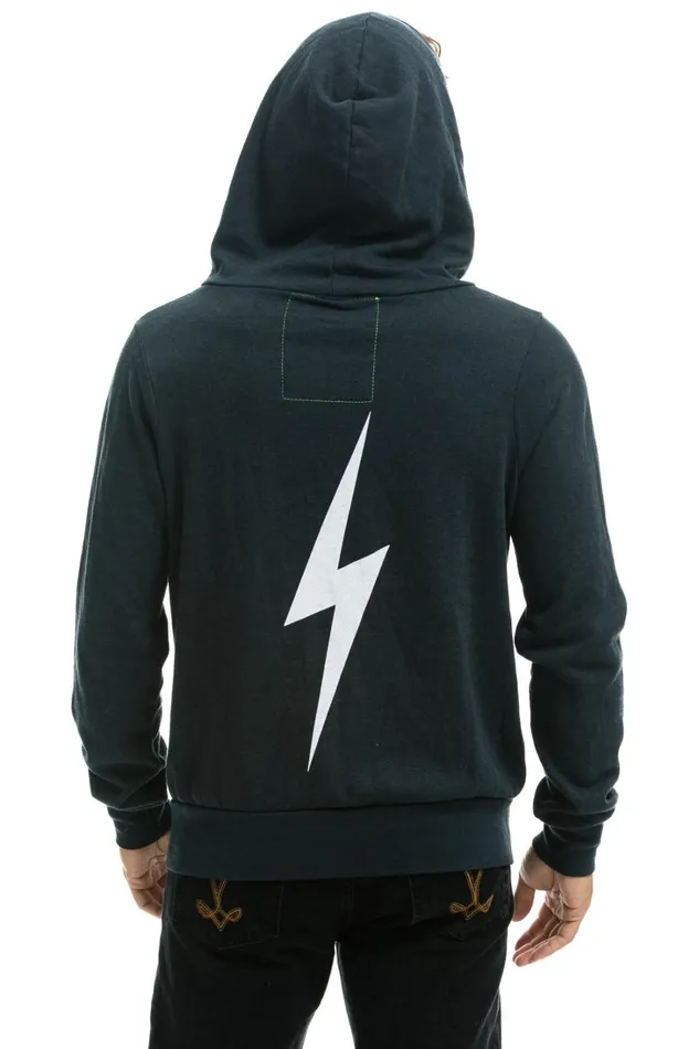 WomenMen Tops Aviator Nation BOLT HOODIE 8211 CHARCOAL WomenMen Tops Aviator Nation BOLT HOODIE 8211 CHARCOAL