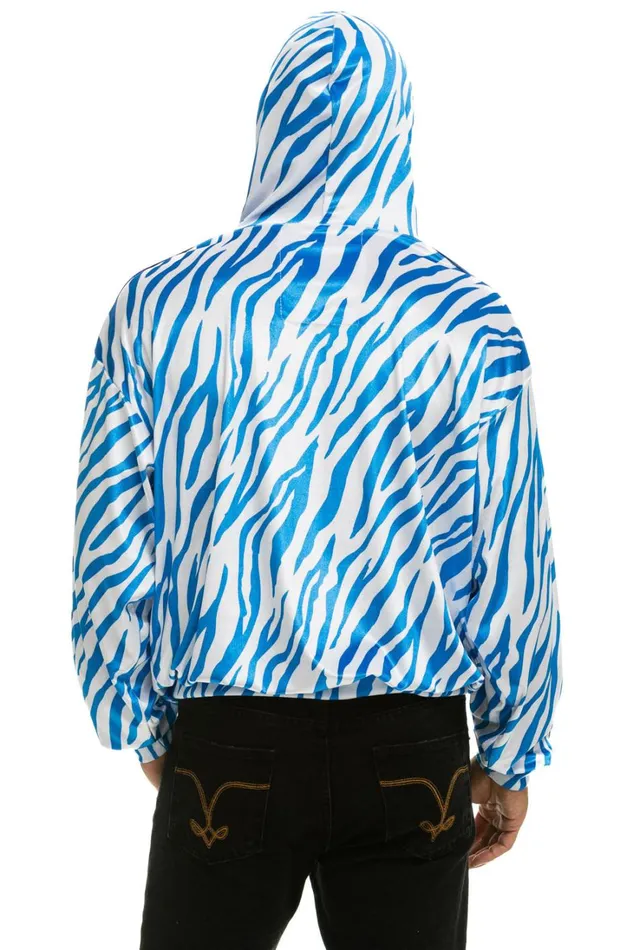 WomenMen Tops Aviator Nation CLASSIC VELVET RELAXED PULLOVER HOODIE 8211 BLUE TIGER WomenMen Tops Aviator Nation CLASSIC VELVET RELAXED PULLOVER HOODIE 8211 BLUE TIGER