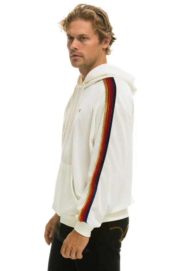 WomenMen Tops Aviator Nation CLASSIC VELVET RELAXED PULLOVER HOODIE 8211 WHITE WomenMen Tops Aviator Nation CLASSIC VELVET RELAXED PULLOVER HOODIE 8211 WHITE
