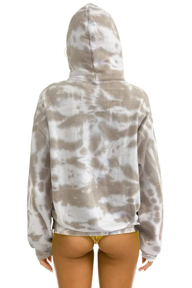 WomenMen Tops Aviator Nation HAND DYED PULLOVER HOODIE RELAXED 8211 TIE DYE SAND WomenMen Tops Aviator Nation HAND DYED PULLOVER HOODIE RELAXED 8211 TIE DYE SAND