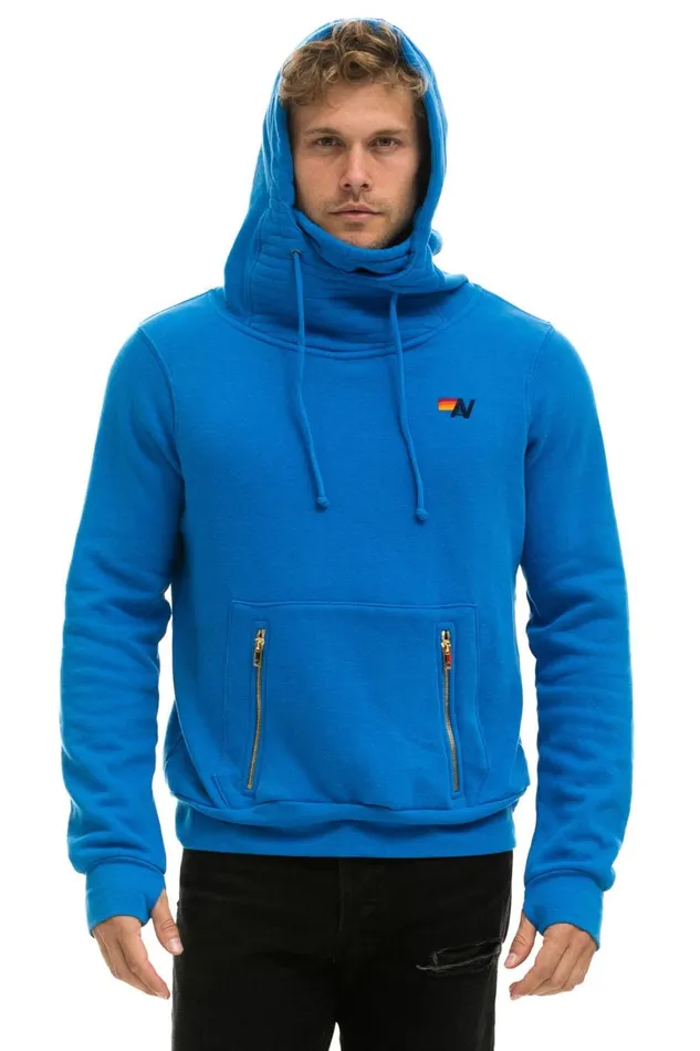 WomenMen Tops Aviator Nation NINJA PULLOVER HOODIE 8211 OCEAN WomenMen Tops Aviator Nation NINJA PULLOVER HOODIE 8211 OCEAN
