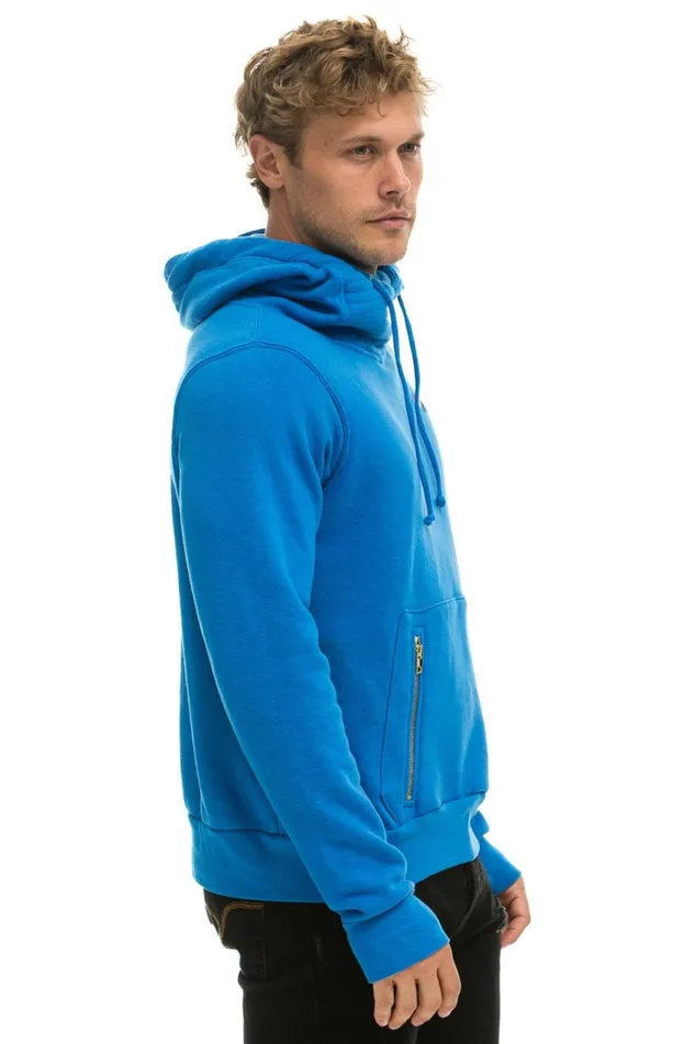 WomenMen Tops Aviator Nation NINJA PULLOVER HOODIE 8211 OCEAN WomenMen Tops Aviator Nation NINJA PULLOVER HOODIE 8211 OCEAN