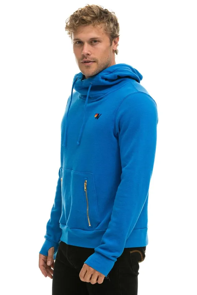 WomenMen Tops Aviator Nation NINJA PULLOVER HOODIE 8211 OCEAN WomenMen Tops Aviator Nation NINJA PULLOVER HOODIE 8211 OCEAN