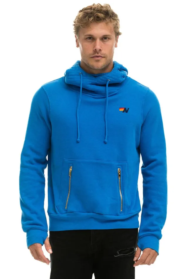 WomenMen Tops Aviator Nation NINJA PULLOVER HOODIE 8211 OCEAN WomenMen Tops Aviator Nation NINJA PULLOVER HOODIE 8211 OCEAN