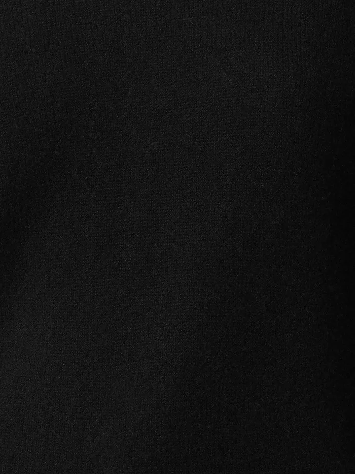 Women Merino Ruffle Waistcoat Black Jigsaw Knitwear and Cashmere