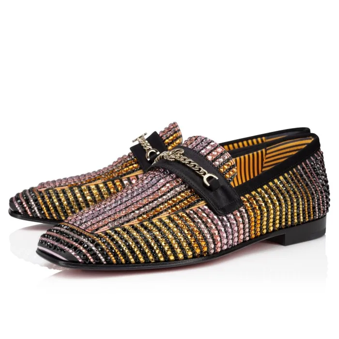 Women MJ Moc Strass Aftersun Loafers 8211 Aftersun Printed Crepe Satin 8211 Multicolor Christian Louboutin Flats and Loafers Women MJ Moc Strass Aftersun Loafers 8211 Aftersun Printed Crepe Satin 8211 Multicolor Christian Louboutin Flats and Loafers