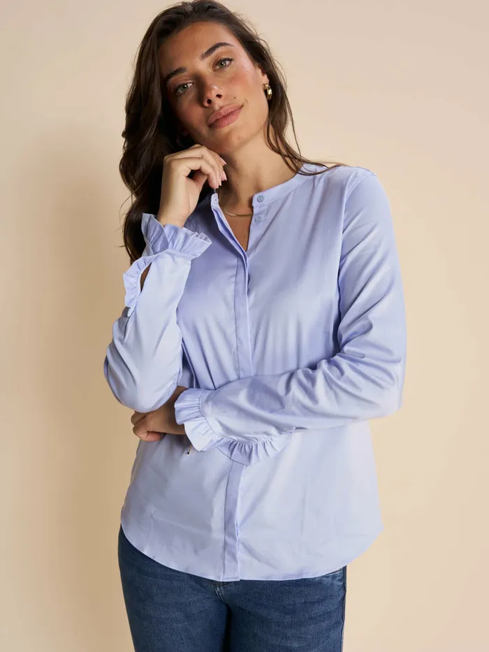 Women MMMattie Shirt Light Blue Shirts MOS MOSH