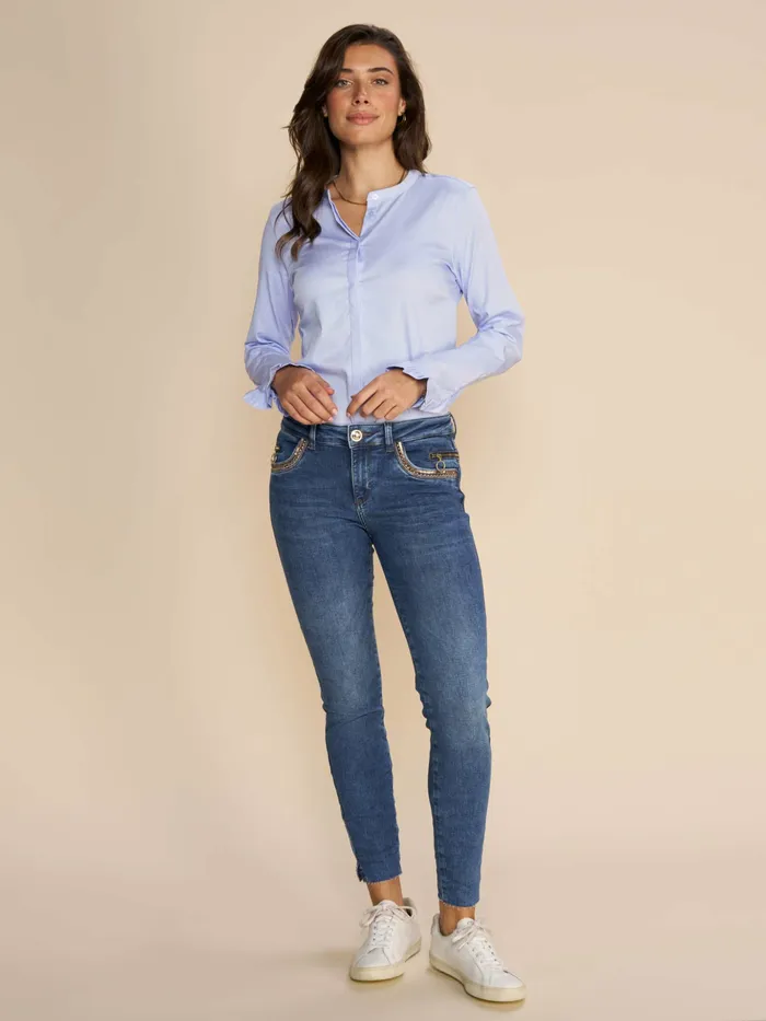 Women MMMattie Shirt Light Blue Shirts MOS MOSH Women MMMattie Shirt Light Blue Shirts MOS MOSH