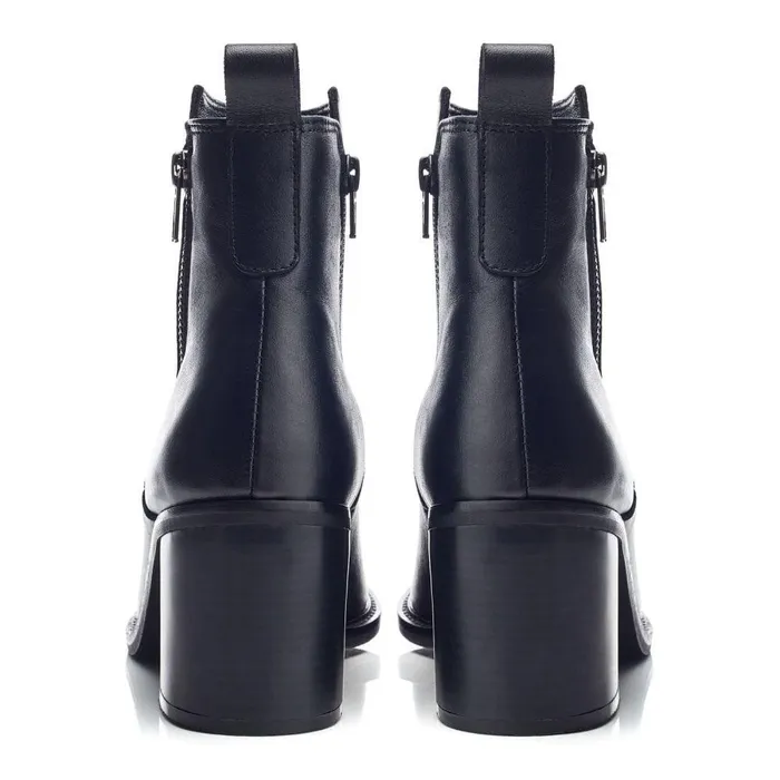Women Moda In Pelle Black Boots Bsoleful BMolly Black Leather