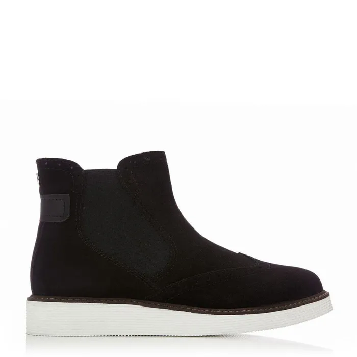 Women Moda In Pelle Black Boots Cheena Black Suede