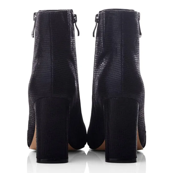 Women Moda In Pelle Black Boots Kyrye Black Suede