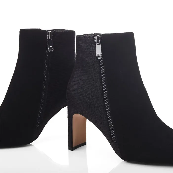 Women Moda In Pelle Black Boots Kyrye Black Suede